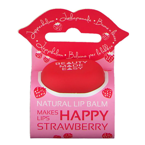 Beauty Made Easy Natural Lip Balm Hydrating Strawberry