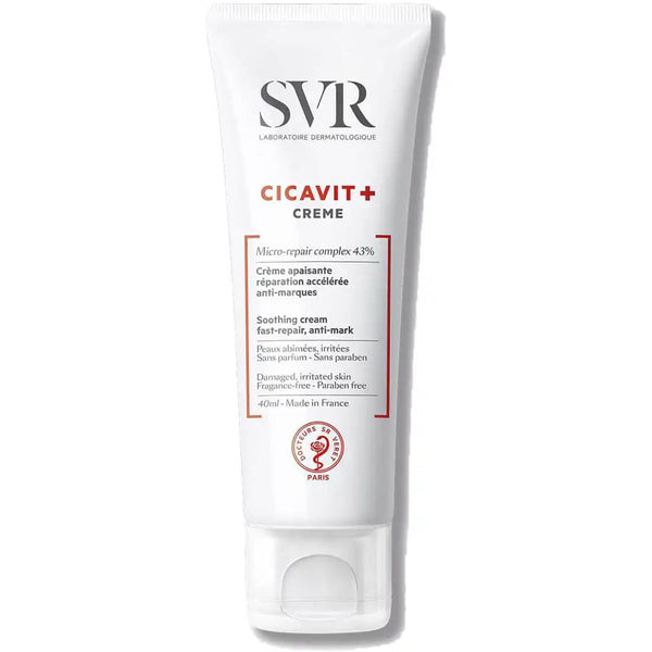 SVR Cicavit+ Soothing Cream Pro-Ceramides Copper-Zinc Centella Asiatica