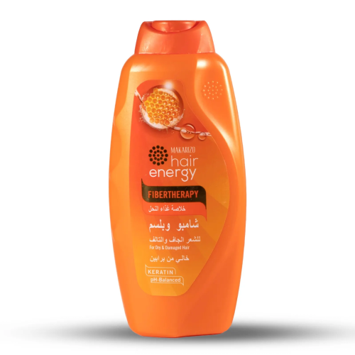 Makarizo Hair Energy Fibertherapy Shampoo & Conditioner Royal Jelly Extract for Dry, Damaged Hair 330 ml