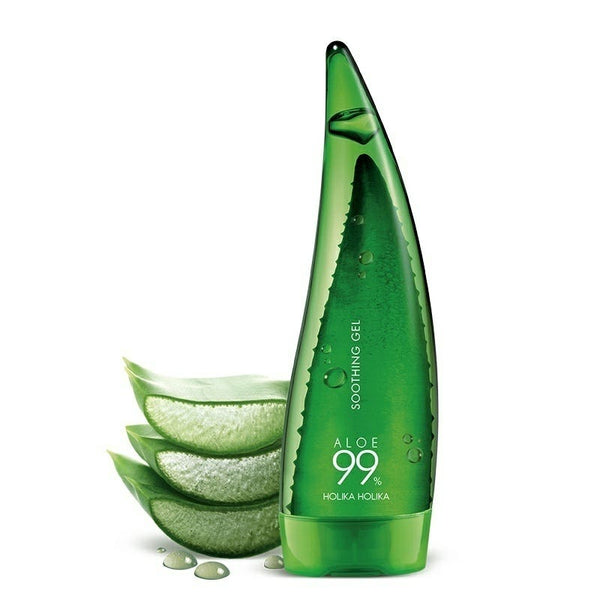 Holika Holika Aloe 99% Soothing Gel, Lightweight Hydrating Face and Body Gel, 250 ml