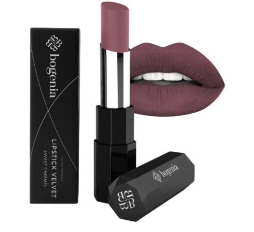 Bogenia Velvet Lipstick Moisturizing Formula Sweet Caramel
