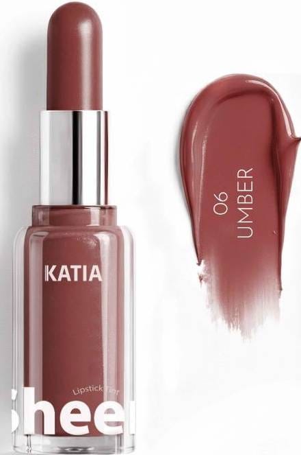 Katia Lipstick Tint Creamy Liquid Lip Color, 06 Umber