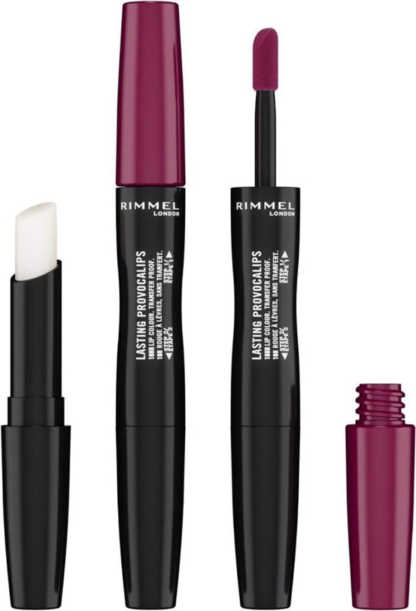 Rimmel Lasting Provocalips Liquid Lipstick Glossy Finish Maroon Swoon 440