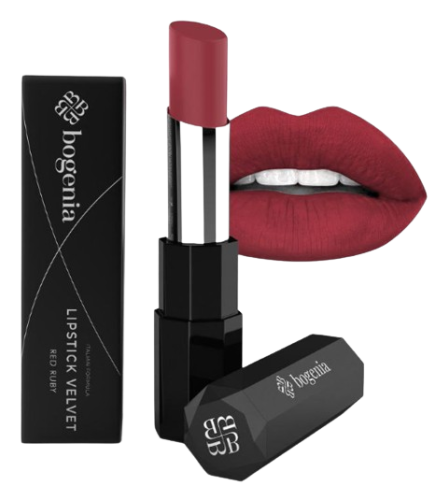 Bogenia Velvet Lipstick Matte Finish Ruby Red