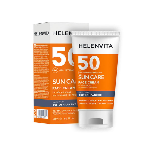 Helenvita Sun Face Cream SPF 50 UVA UVB IR Protection 50 ml