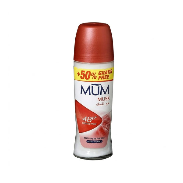 Mum Women's Roll-On Deodorant Musk Scent Alcohol-Free 75ml