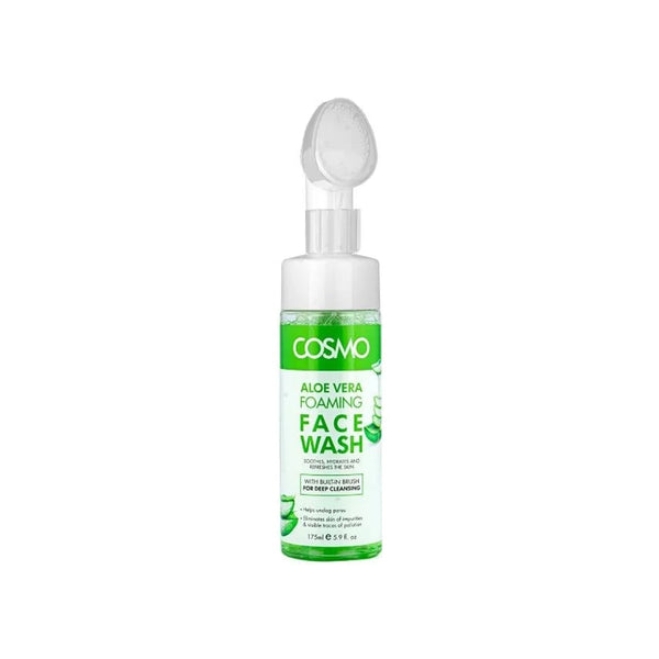 Cosmo Aloe Vera Foaming Facial Wash Hydrating Cleanser 175 ml
