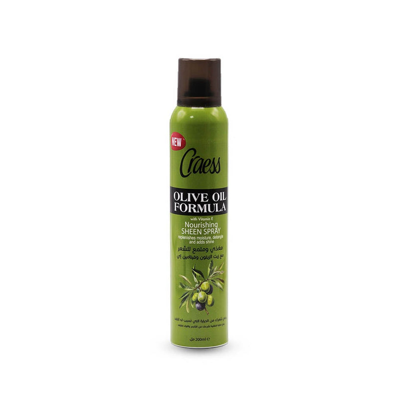 Craess Nourishing and Shining Hair Spray with Olive Oil and Vitamin E, 200ml