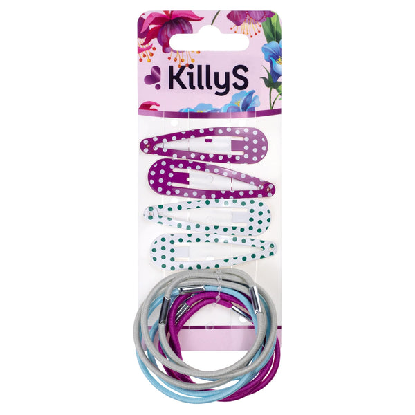 KillyS Hair Accessories Set Hair Clips and Ties 13 Pieces