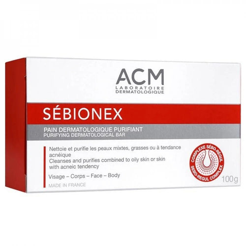 ACM Sebionex Purifying Dermatological Cleansing Bar for Oily Skin