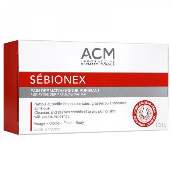 ACM Sebionex Purifying Dermatological Cleansing Bar for Oily Skin