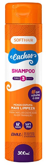 SOFTHAIR Shampoo for Curly Hair Liquid Sulfate-Free 300 ml