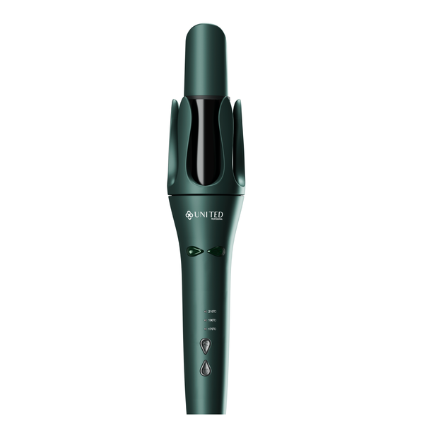 United Professional Auto Hair Curler Green