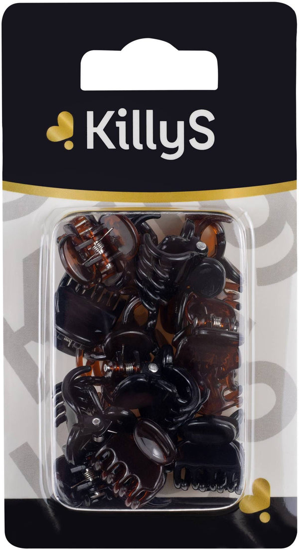 Killys Small Hair Clips Mixed Colors Non-Slip Hold 18 Pieces