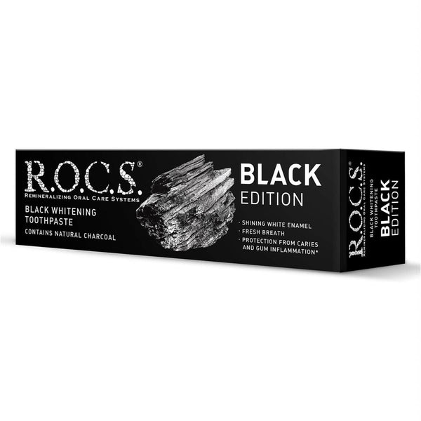 R.O.C.S. Black Edition Toothpaste Charcoal Fresh Breath 60 ml