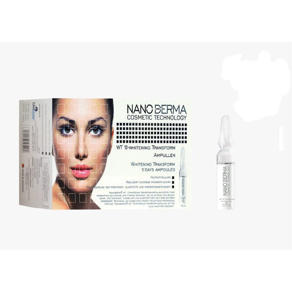 Nano Derma Brightening Ampoules Vitamin C Hyaluronic Acid Collagen 10 x 2 ml