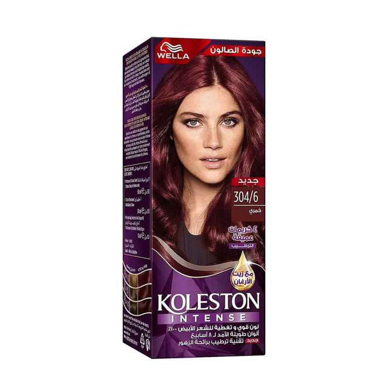 Wella Koleston Intense Permanent Hair Colour Burgundy 304/6