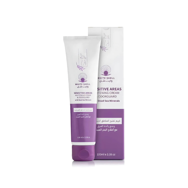 White Shell Intimate Soothing Body Balm Cream, Hydrating Formula, 100ml