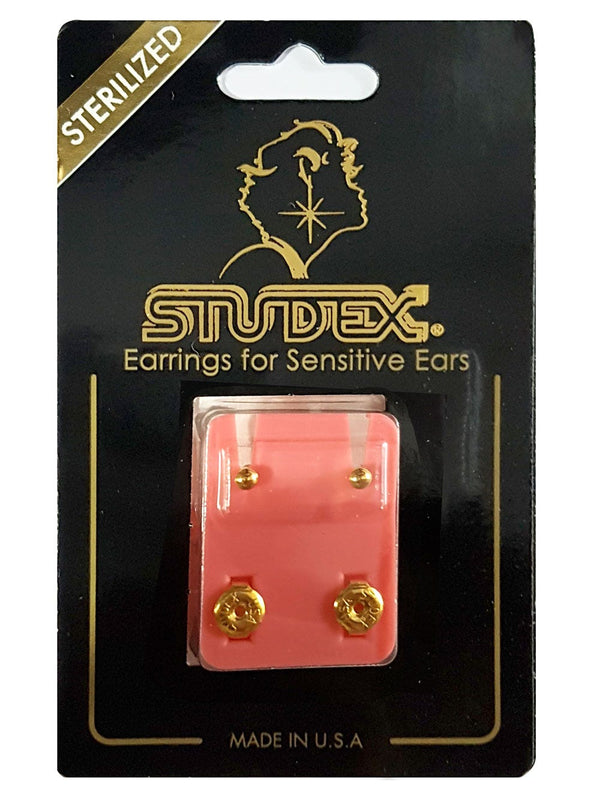 Studex Ball Mini Gold-Plated Surgical Steel Earring 1 Piece