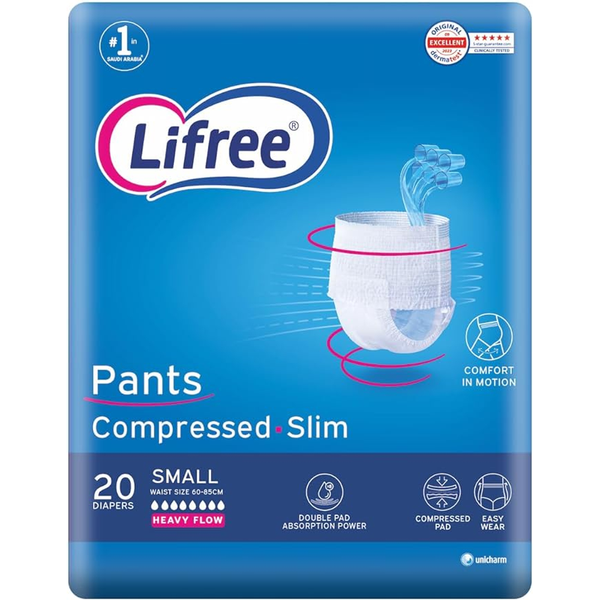 Lifree Adult Diaper Culotte Soft Wearable Leak Protection