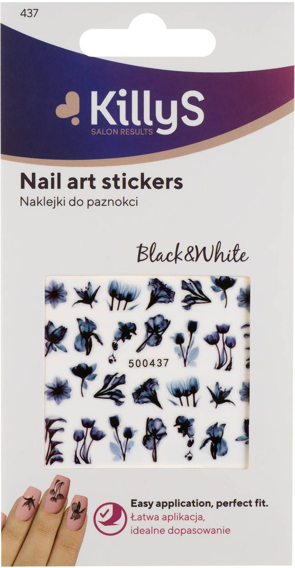 Killys Jewelry Nail Stickers, Colourful Nail Art Decals, 1 Piece