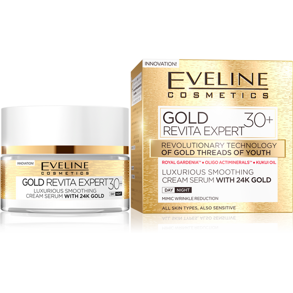 Eveline Gold Lift Expert Day & Night Anti-Wrinkle Cream Moisturizing 50ml