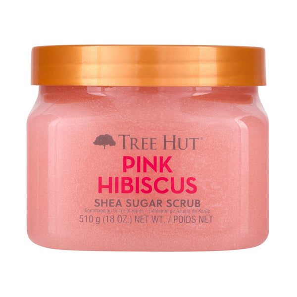 Tree Hut Pink Hibiscus Shea Sugar Scrub Exfoliating Body Scrub Shea Butter Hibiscus 510g