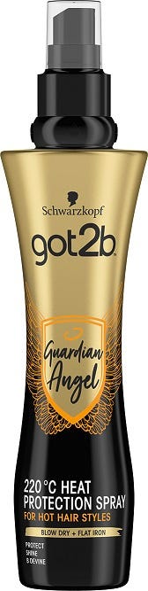 Got2b Guardian Angel Heat Protection Spray 220C Hair Styling Formula 200ml