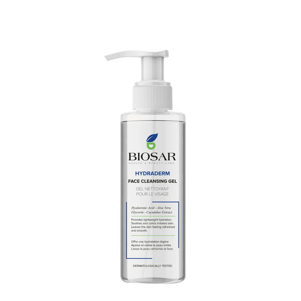 Biosar Hydraderm Face Cleansing Gel and Moisturizer 150ml