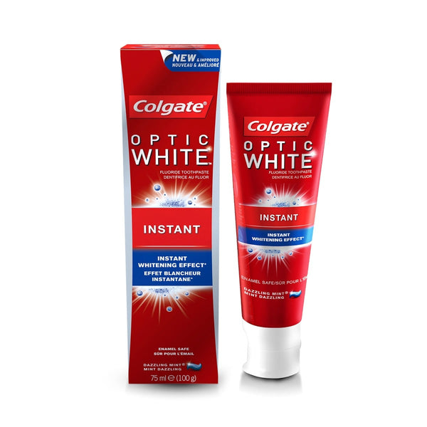 Colgate Instant Optic White Toothpaste Brightening Surface-Stain Care