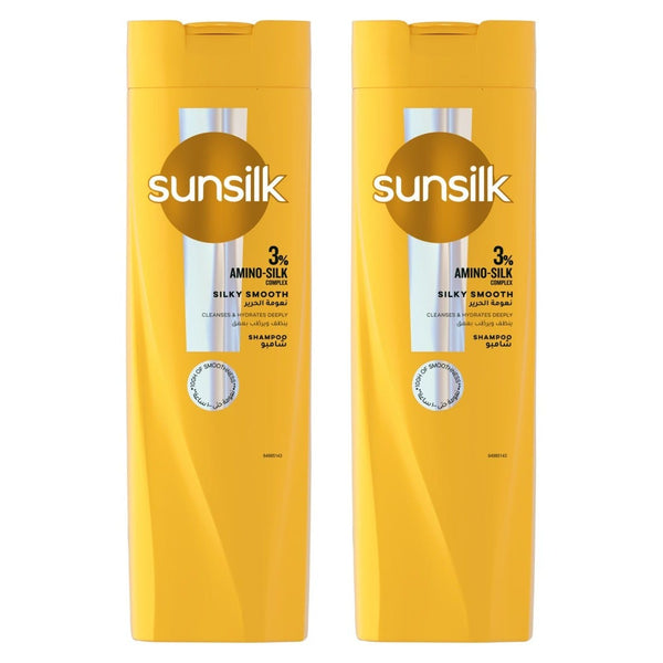 Sunsilk Silky Smooth Shampoo Liquid Amino-Silk Complex 2 x 350 ml