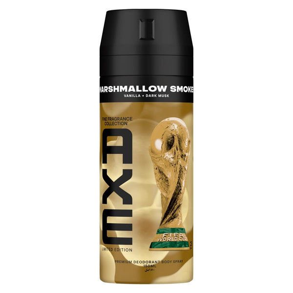 Axe Marshmallow Smoke Deodorant Body Spray Vanilla Hazelnut Dark Musk 150ml