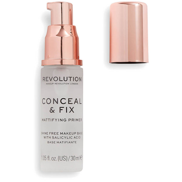 Makeup Revolution Conceal & Fix Mattifying Face Primer Cream with Salicylic Acid