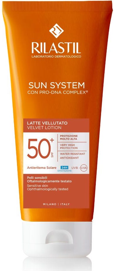 Rilastil Sun System Velvet Lotion SPF 50+ Vitamin E Water-Resistant 200 ml