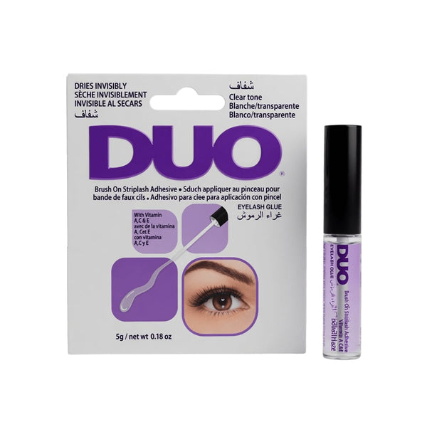 DUO Clear Feather Eyelash Glue, False Lash Adhesive, 5 gm