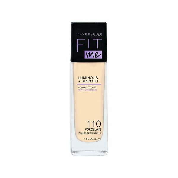 Maybelline New York Fit Me Matte + Poreless Foundation Natural Matte Shade 110 30ml