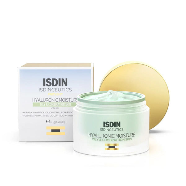 Isdin Hyaluronic Moisture Oily Combination Skin Cream Mattifying Hyaluronic Acid 50 g