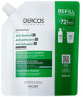 Vichy Dercos Shampoo Refill Creamy Formula Selenium Sulfide Salicylic Acid Normal to Oily Hair 390 ml