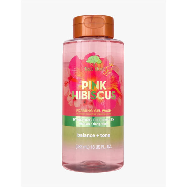 Tree Hut Pink Hibiscus Foaming Gel Wash Hydrating Hibiscus Ylang-Ylang 532 ml