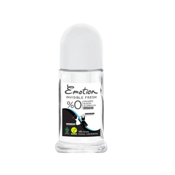 Emotion Deo Roll-On Invisible Fresh Deodorant 48-Hour Odor Protection 50 ml