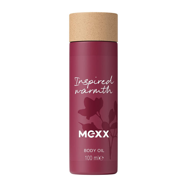 Mexx Inspired Warmth Body Oil Lightweight Fragranced Oil Red Apple Jasmine Vanilla 100ml