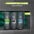 Dove Men+Care 3-in-1 Charcoal & Clay Wash Body Face Hair 400 ml