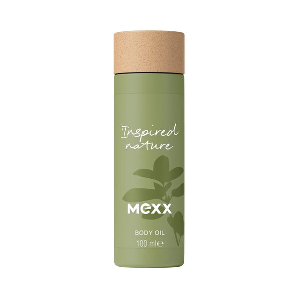 Mexx Inspired Nature Body Oil Lightweight Non-Sticky Formula Bergamot Green Pine Driftwood 100 ml