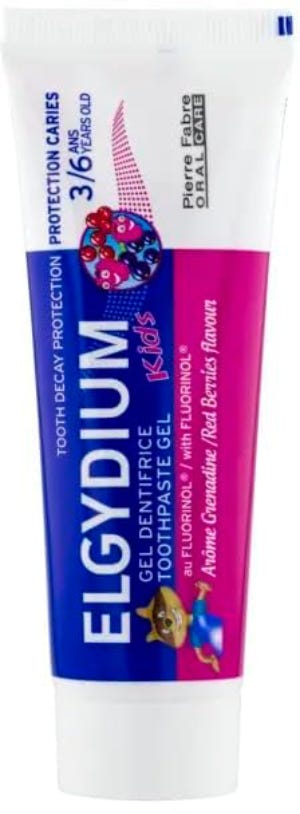 Elgydium Kids Red Berries Flavor Fluoride Toothpaste 50 mL