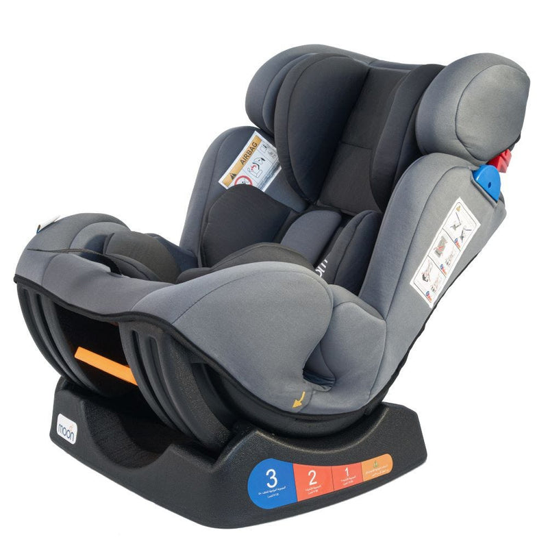 Moon Sumo Convertible Car Seat Rear- and Forward-Facing Grey, 0-25 kg, 0-6 Years