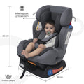 Moon Sumo Convertible Car Seat Rear- and Forward-Facing Grey, 0-25 kg, 0-6 Years