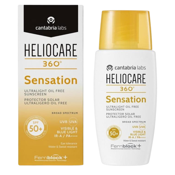 Heliocare 360 Sensation Facial Fluid SPF50 Antioxidant Sunscreen 50 ml