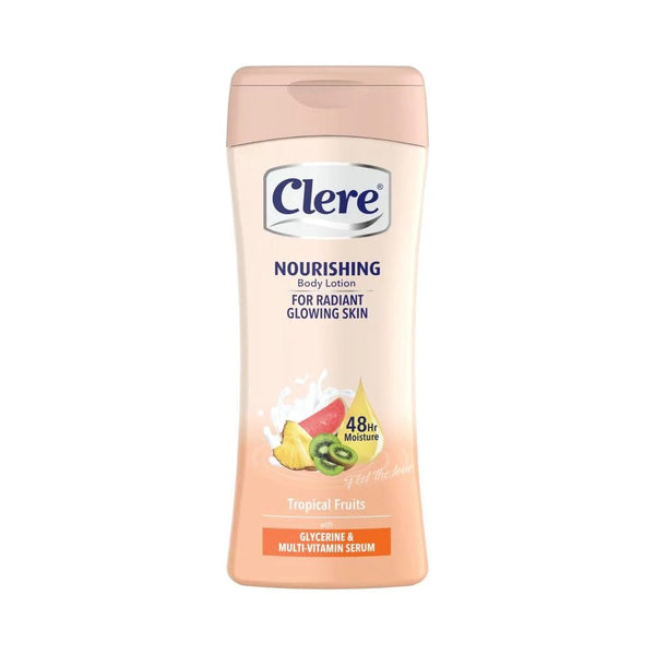 Clere Body Lotion Tropical Fruits Lightweight Moisturizing Formula 400 ml