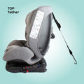 Moon Rover 360 Rotating Convertible Baby Car Seat ISOFIX Reclining Grey 0-12 Years