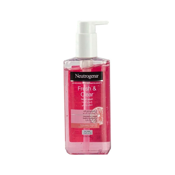 Neutrogena Fresh & Clear Pink Grapefruit Facial Wash Salicylic Acid 200 ml